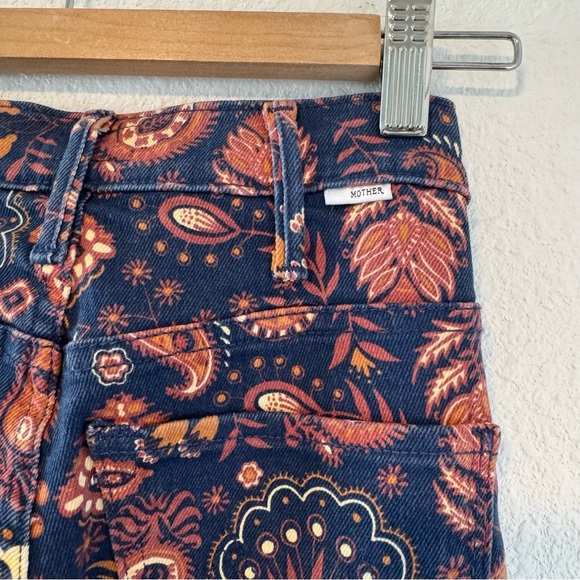 MOTHER The Hustler Flood High-Rise Crop Jeans NWT in Henna Happiness 23 - Picture 11 of 16